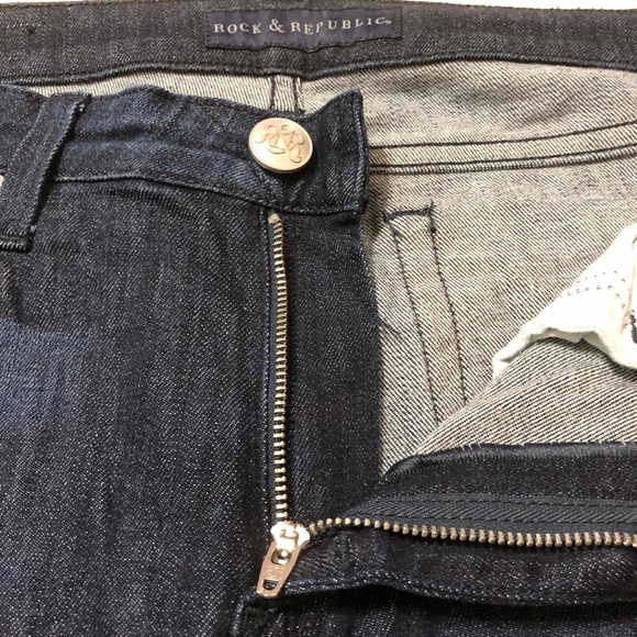 Rock & Republic Abigail Fit Dark Denim Low Rise Bootcut Jeans - 31 - Picture 7 of 16